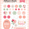 Echo Park Welcome Baby Girl Adhesive Brads (WBG233020) (DISCONTINUED) Echo Park Welcome Baby Girl Adhesive Brads (WBG233020) (DISCONTINUED)