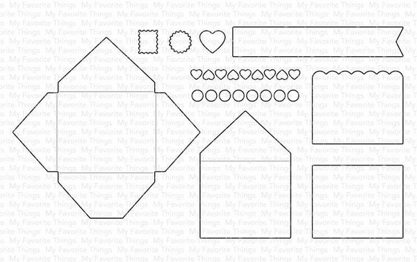 My Favorite Things Mini Mail Die-naimcs (MFT-1920) (OUTLET)