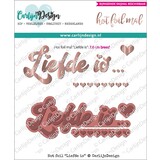 CarlijnDesign Hot Foil Liefde Is (CDHF-0005) (DISCONTINUED)