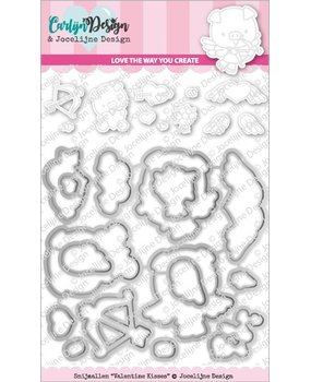CarlijnDesign Dies Valentine Kisses (CDJD-0002) (DISCONTINUED)