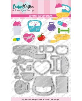 CarlijnDesign Snijmallen Weight Loss (CDJD-0004) (DISCONTINUED)