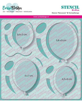 CarlijnDesign Stencil Ballonnen (CDSC-0002) (DISCONTINUED)