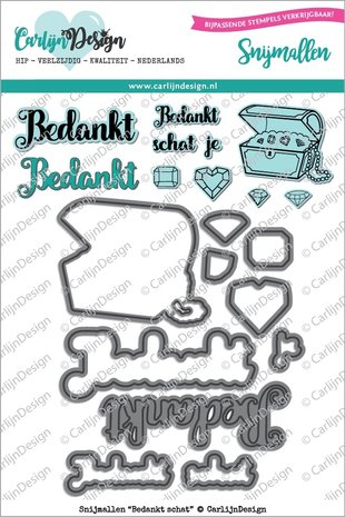 CarlijnDesign Dies Bedankt Schat (CDSN-0003) (DISCONTINUED) CarlijnDesign Dies Bedankt Schat (CDSN-0003) (DISCONTINUED)