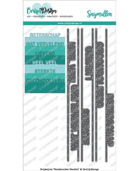 CarlijnDesign Dies Edge Words Sterkte (CDSN-0012) (DISCONTINUED)