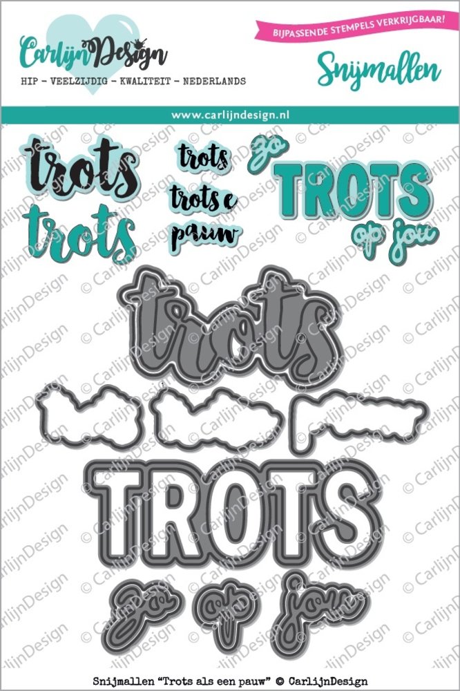 CarlijnDesign Dies Trots Als Een Pauw (CDSN-0014) (DISCONTINUED) CarlijnDesign Dies Trots Als Een Pauw (CDSN-0014) (DISCONTINUED)