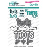 CarlijnDesign Snijmallen Trots als een Pauw (CDSN-0014) (DISCONTINUED)