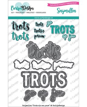 CarlijnDesign Dies Trots Als Een Pauw (CDSN-0014) (DISCONTINUED)