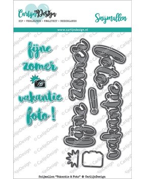 CarlijnDesign Snijmallen Vakantie & Foto (CDSN-0016) (DISCONTINUED)