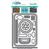 CarlijnDesign Dies Suitcase & Camera A6 (CDSN-0017) (DISCONTINUED)