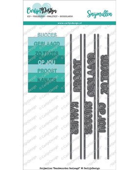 CarlijnDesign Dies Edge Words Geslaagd (CDSN-0020) (DISCONTINUED)