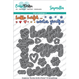 CarlijnDesign Snijmallen Woorden Herfst & Winter (CDSN-0031) (DISCONTINUED)