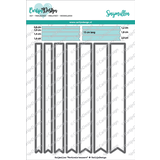 CarlijnDesign Snijmallen Verticale Banners (CDSN-0035) (DISCONTINUED)