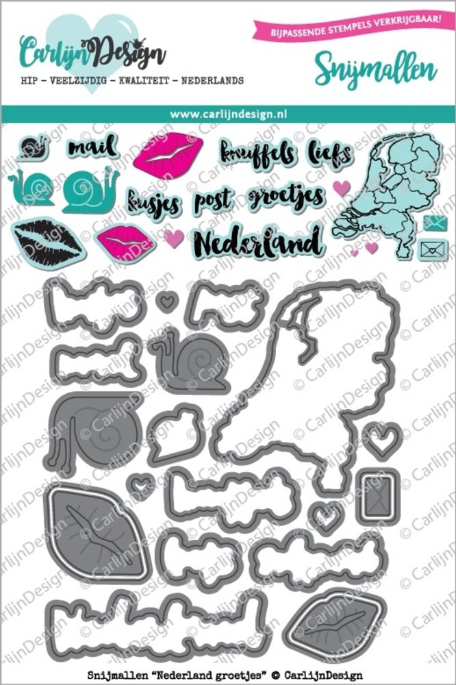 CarlijnDesign Dies Nederland Groetjes (CDSN-0038) (DISCONTINUED) CarlijnDesign Dies Nederland Groetjes (CDSN-0038) (DISCONTINUED)