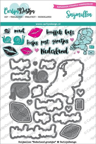 CarlijnDesign Dies Nederland Groetjes (CDSN-0038) (DISCONTINUED) CarlijnDesign Dies Nederland Groetjes (CDSN-0038) (DISCONTINUED)