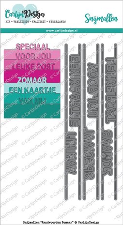 CarlijnDesign Dies Edge Words Zomaar (CDSN-0044A) (DISCONTINUED) CarlijnDesign Dies Edge Words Zomaar (CDSN-0044A) (DISCONTINUED)