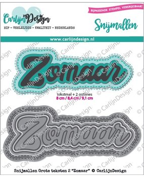 CarlijnDesign Dies Grote Teksten 2 Zomaar (CDSN-0050) (DISCONTINUED)