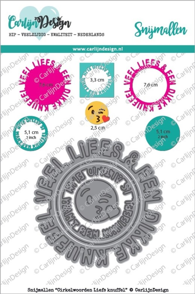 CarlijnDesign Dies Circle Words Liefs Knuffel (CDSN-0053) (DISCONTINUED) CarlijnDesign Dies Circle Words Liefs Knuffel (CDSN-0053) (DISCONTINUED)