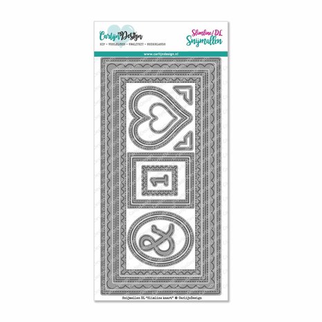CarlijnDesign Dies DL Slimline Card (CDSN-0057) (DISCONTINUED) CarlijnDesign Dies DL Slimline Card (CDSN-0057) (DISCONTINUED)