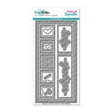 CarlijnDesign Snijmallen DL Slimline Kaart 3 (CDSN-0059) (DISCONTINUED)