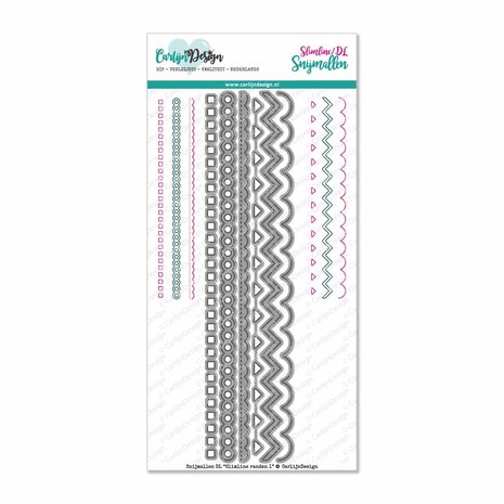 CarlijnDesign Snijmallen Slimline Randen 1 (CDSN-0060) (DISCONTINUED) CarlijnDesign Snijmallen Slimline Randen 1 (CDSN-0060) (DISCONTINUED)