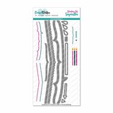 CarlijnDesign Snijmallen Slimline Randen 2 (CDSN-0061) (DISCONTINUED)