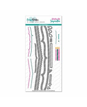 CarlijnDesign Dies Slimline Edges 2 (CDSN-0061) (DISCONTINUED) CarlijnDesign Dies Slimline Edges 2 (CDSN-0061) (DISCONTINUED)