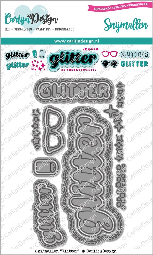 CarlijnDesign Dies Glitter (CDSN-0066) (DISCONTINUED) CarlijnDesign Dies Glitter (CDSN-0066) (DISCONTINUED)