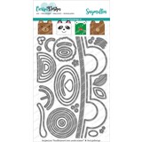 CarlijnDesign Snijmallen Knuffelkaart Beer Panda Kikker (CDSN-0069) (DISCONTINUED)