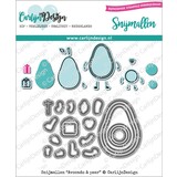 CarlijnDesign Snijmallen Avocado & Peer (CDSN-0083) (OUTLET)