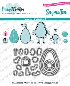 CarlijnDesign Dies Avocado & Peer (CDSN-0083) (DISCONTINUED)