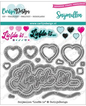 CarlijnDesign Snijmallen Liefde Is (CDSN-0085) (DISCONTINUED)