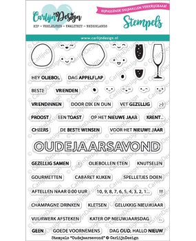 CarlijnDesign Stempels Oudejaarsavond (CDST-0008) (DISCONTINUED)
