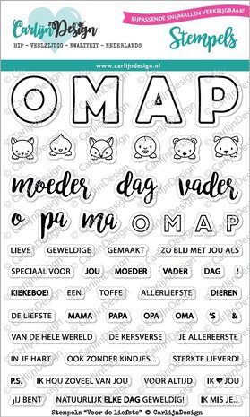 CarlijnDesign Stempels Voor de Liefste (CDST-0025) (OUTLET) CarlijnDesign Stempels Voor de Liefste (CDST-0025) (OUTLET)