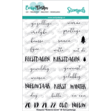 CarlijnDesign Stempels Moderne Kerst (CDST-0037) (DISCONTINUED)