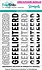 Clear Stamps Gefeliciteerd Blokletters (CDST-0041) (DISCONTINUED) Clear Stamps Gefeliciteerd Blokletters (CDST-0041) (DISCONTINUED)