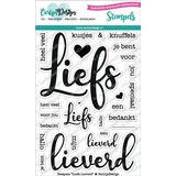CarlijnDesign Stempels Liefs (CDST-0047) (OUTLET)
