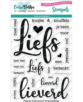 CarlijnDesign Stempels Liefs (CDST-0047) (OUTLET)