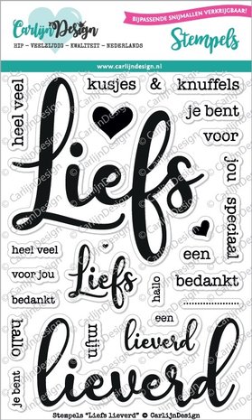 CarlijnDesign Stempels Liefs (CDST-0047) (OUTLET) CarlijnDesign Stempels Liefs (CDST-0047) (OUTLET)