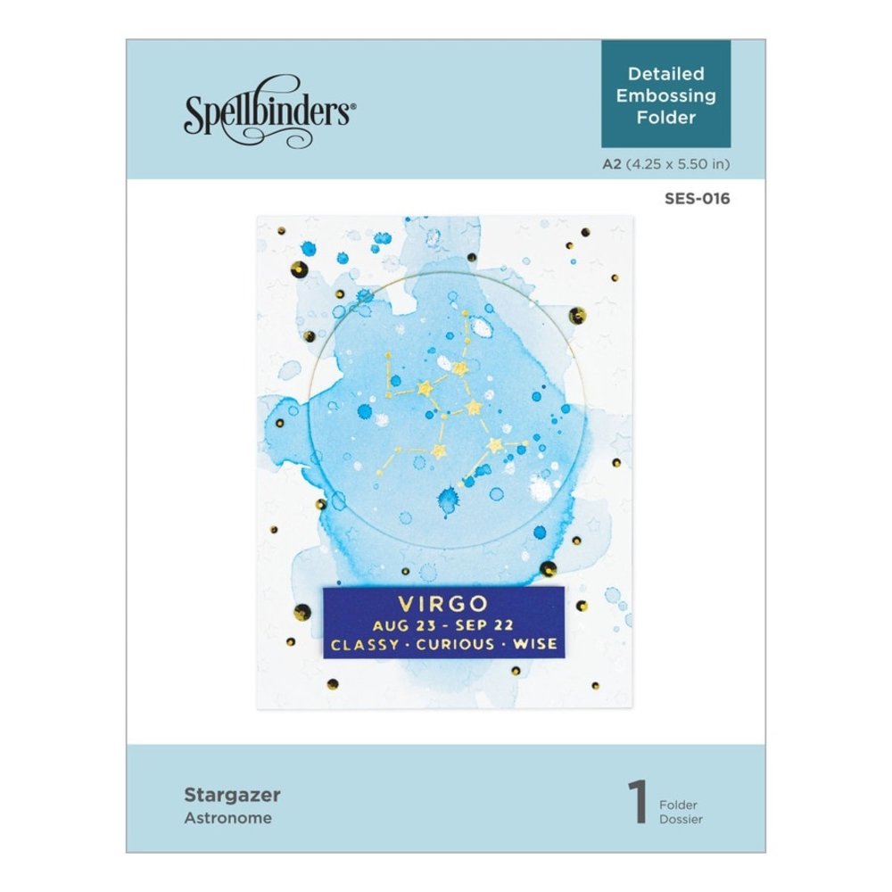 Spellbinders Stargazer Embossing Folder (SES-016)