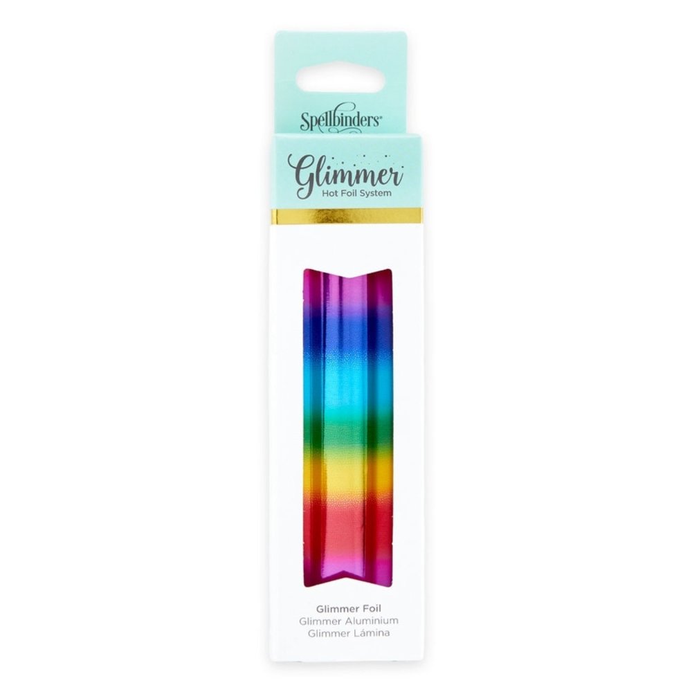 Spellbinders Mini Rainbow Stripe Glimmer Hot Foil (GLF-043) Spellbinders Mini Rainbow Stripe Glimmer Hot Foil (GLF-043)