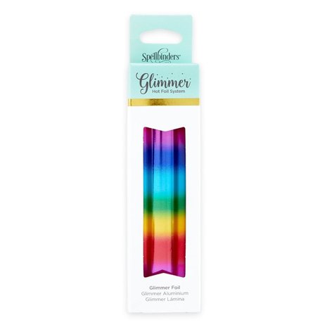 Spellbinders Mini Rainbow Stripe Glimmer Hot Foil (GLF-043) Spellbinders Mini Rainbow Stripe Glimmer Hot Foil (GLF-043)