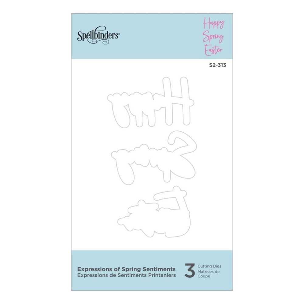 Spellbinders Expressions of Spring Sentiments Etched Dies (S2-313) (OUTLET) Spellbinders Expressions of Spring Sentiments Etched Dies (S2-313) (OUTLET)