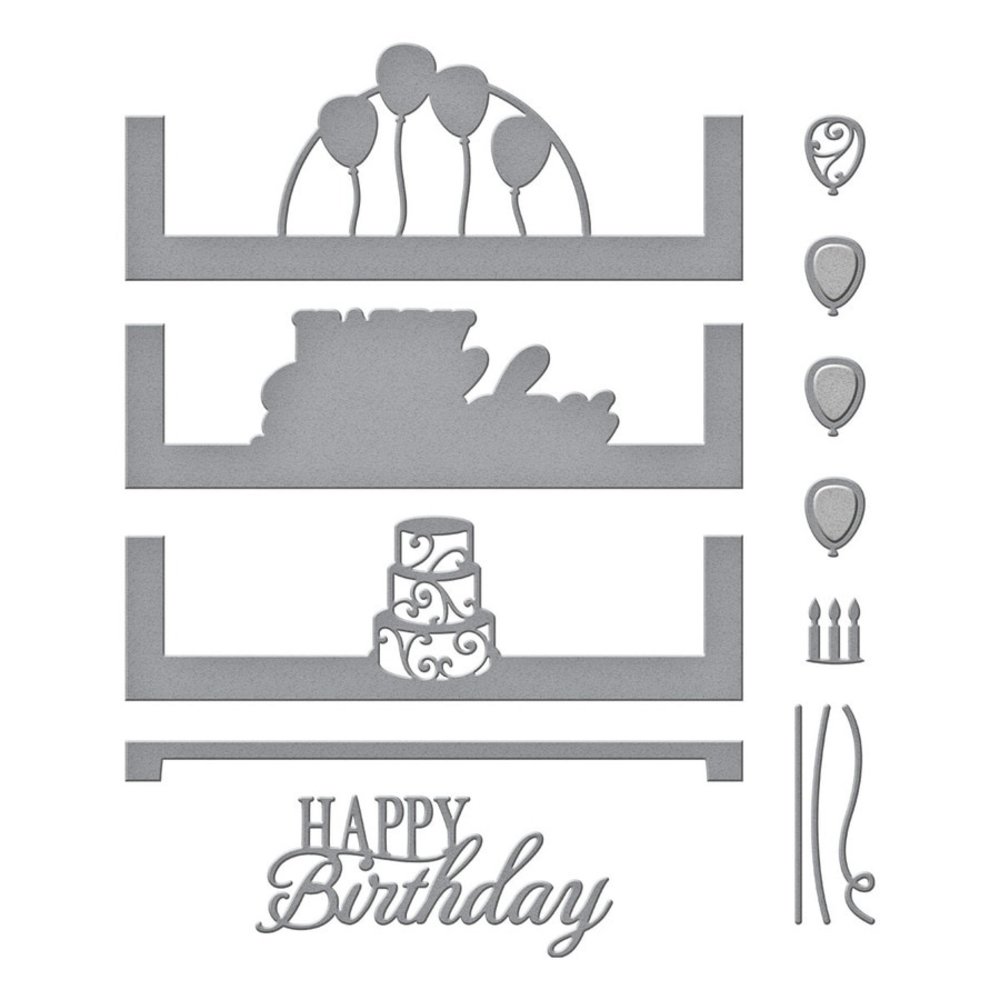 Spellbinders Celebration Scene Etched Dies (S5-440) (OUTLET)