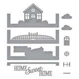 Spellbinders Cozy Home Scene Etched Dies (S4-1081) (OUTLET)