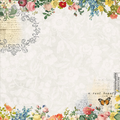 Memory Place Floral Tapestry 12x12 Inch Paper Pack (MP-60375) (OUTLET) Memory Place Floral Tapestry 12x12 Inch Paper Pack (MP-60375) (OUTLET)