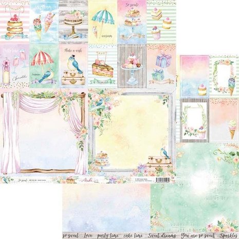 Memory Place So Sweet 12x12 Inch Paper Pack (MP-60157) (OUTLET) Memory Place So Sweet 12x12 Inch Paper Pack (MP-60157) (OUTLET)