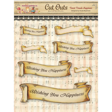Memory Place Forest Frineds Happiness Cut Outs (MP-58682) (OUTLET) Memory Place Forest Frineds Happiness Cut Outs (MP-58682) (OUTLET)