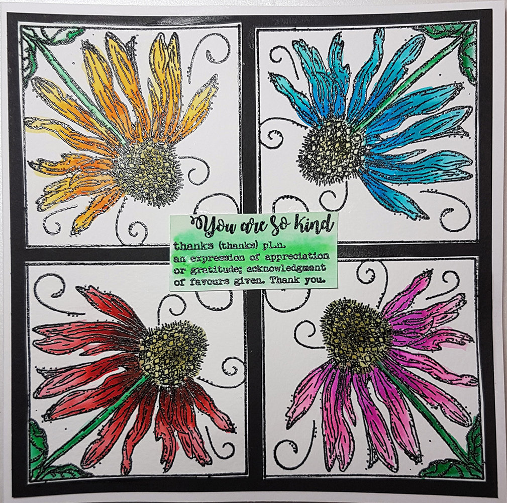 IndigoBlu Colour Me Conehead Daisy A6 Rubber Stamp (IND0749) (OUTLET) IndigoBlu Colour Me Conehead Daisy A6 Rubber Stamp (IND0749) (OUTLET)