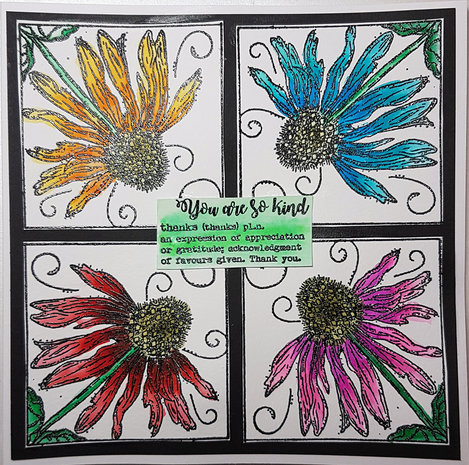 IndigoBlu Colour Me Conehead Daisy A6 Rubber Stamp (IND0749) (OUTLET) IndigoBlu Colour Me Conehead Daisy A6 Rubber Stamp (IND0749) (OUTLET)