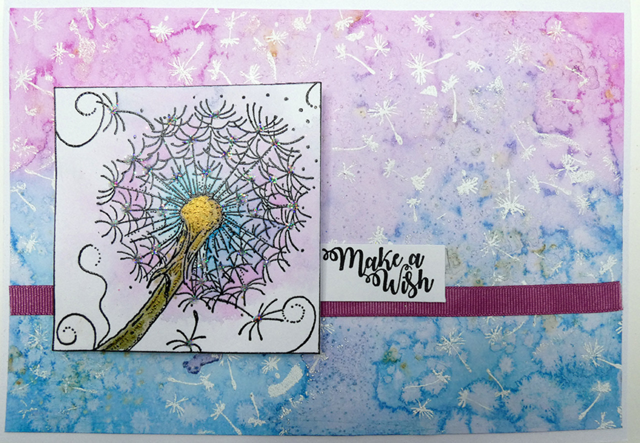 IndigoBlu Colour Me Dandelion A6 Rubber Stamp (IND0745) (OUTLET) IndigoBlu Colour Me Dandelion A6 Rubber Stamp (IND0745) (OUTLET)